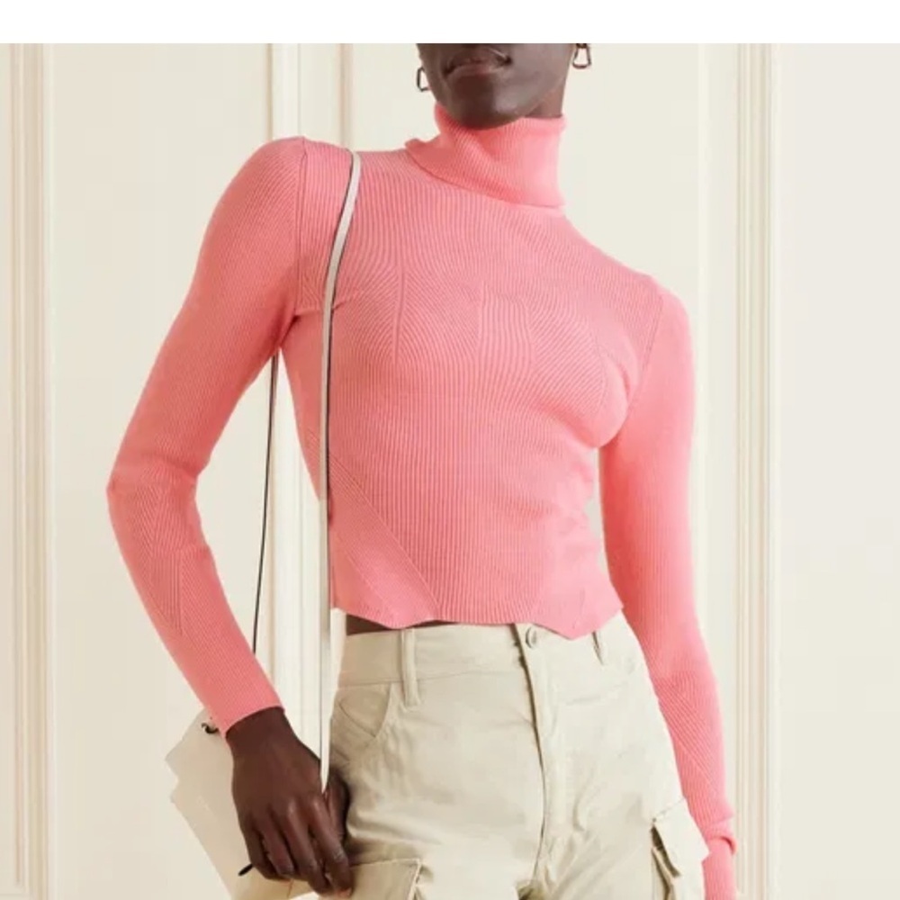 REMAIN BIRGER CHRISTENSEN Olga Ribbed-Knit Turtleneck Sweater